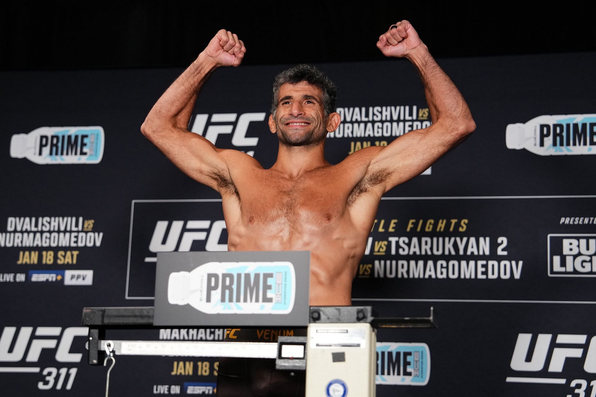 UFC 311: Makhachev vs Tsarukyan 2 Official Weigh-In